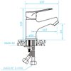 Bateria umywalkowa KUCHINOX Atez BTK 022D Chrom Rodzaj baterii Jednodźwigniowa