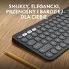 Klawiatura LOGITECH Pebble Keys 2 K380s Grafitowy Głębokość [mm] 124