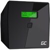 Zasilacz UPS GREENCELL UPS08 1000VA 700W Power Proof z wyświetlaczem LCD / Czysta Sinusoida Czas podtrzymania przy 100% obciążeniu [min] 1
