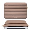 Etui na laptopa TECH-PROTECT Fluffy 15-16 cali Jasnobrązowy Funkcje dodatkowe Amortyzowane wkładki