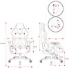 Fotel DIABLO CHAIRS X-One Prime Różowy Podświetlenie RGB Nie