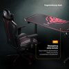 Biurko gamingowe DIABLO CHAIRS X-Mate 1400 Czarny Funkcje dodatkowe Powierzchnia Carbon na całym pulpicie