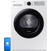 Pralka SAMSUNG WW80CGC04DAH AI Energy EcoBubble 8kg 1400 obr + Suszarka SAMSUNG DV5000D DV90DG52A0AH z pompą ciepła Optimal Dry + Łącznik SAMSUNG SKK-5EW Zużycie energii na 100 cykli [kWh] 47 kWh = 54.05 zł