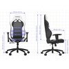 Fotel VERTAGEAR Racing Series S-Line SL2000 Czarny Regulacja podłokietników Góra - dół