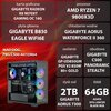 Komputer MAD DOG Powered by Gigabyte C500-A01DR64 R7-9800X3D 64GB RAM 2TB SSD Radeon RX9070XT Wi-Fi Procesor AMD Ryzen 7 9800X3D
