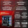 Komputer MAD DOG Powered by Gigabyte C500-A02DR32 R7-9800X3D 32GB RAM 1TB SSD Radeon RX9070XT Wi-Fi Procesor AMD Ryzen 7 9800X3D