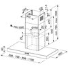 Okap FRANKE Tale 915 W XS Stal szlachetna 780m3/h 60dB klasa A++ Głębokość [cm] 45