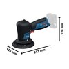 Polerka BOSCH Professional GPX 12V-125 06019L4100 Regulacja obrotów Tak