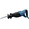 Na zdjęciu znajduje się niebiesko-czarna piła szablasta z widocznym ostrzem, na której obudowie widnieje napis "BOSCH Professional GSA 12-30". Produkt ma ergonomiczny uchwyt z czerwonym przyciskiem.