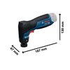 Szlifierka oscylacyjna BOSCH Professional GSS 12V-32 06019L1000 Silnik Bezszczotkowy