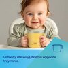 Kubek otwarty z uchwytami CANPOL BABIES 74/060 Żółty 180 ml Materiał wykonania Wysokiej jakości tekstylia niezawierające BPA
