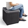 Pufa ogrodowa KETER Cube 213785 Grafit Stan Dobry