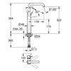 Bateria umywalkowa GROHE Essence XL 32901001 Chrom Możliwość podłączenia filtra wody Nie