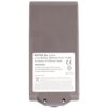 Szary akumulator z etykietą zawierającą tekst: "BATNA Sp. z o.o. Li-ion Battery 3000mAh 25.2V 75.6Wh for Dyson V11 (Screw Type) WARNING: To reduce the risk of fire or burns do not disassemble, crush, puncture or short external contacts." oraz oznaczenia CE, Li-ion, Made in China i symbol recyklingu.