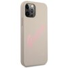 Etui GUESS Silicone Vintage do Apple iPhone 12 Pro Max Szaro-różowy Marka telefonu Apple