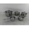 Zestaw garnków GÖTZE & JENSEN CS300 Colorado Inox (10 elementów) Pojemność [l] garnek 5.5 l