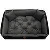 Legowisko dla psa OSKAR Comfortable Szaro-czarny 75 x 65 cm Wymiary (GxSxW) [cm] 65 x 75 x 15