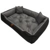 Legowisko dla psa OSKAR Comfortable Szaro-czarny 75 x 65 cm Przeznaczenie Dla psa