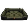Legowisko dla psa OSKAR Comfortable Zielono-czarny 75 x 65 cm