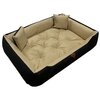 Legowisko dla psa OSKAR Comfortable Beżowo-czarny 75 x 65 cm Przeznaczenie Dla psa