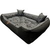 Legowisko dla psa OSKAR Premium Szaro-czarny 75 x 65 cm Wymiary (GxSxW) [cm] 65 x 75 x 10