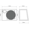 Subwoofer BLOW 1203 Kształt Prostokątny