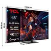 Telewizor TCL 65C745 65" QLED 4K 144Hz Google TV Full Array Dolby Vision Dolby Atmos HDMI 2.1 Zasilanie 220-240V; 50-60Hz