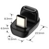 Adapter USB Typ C - USB Typ C TECH-PROTECT UltraBoost AA04 Czarny Gniazdo (żeńskie) USB typ C
