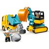 LEGO 10931 DUPLO Ciężarówka i koparka gąsienicowa Kod producenta 10931