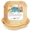 Foremki do pieczenia EXTRALINK Home EX.35670  do Air Fryera 20 x 20 cm (50 szt.) Kolor Kremowy