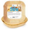 Foremki do pieczenia EXTRALINK Home EX.35663 do Air Fryera 16 x 16 cm (50 szt.) Kolor Kremowy