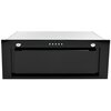Okap SEENERGY Gruppo Incasso Vetro 52 BL Czarny 411m3/h 57dB klasa A
