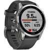 Zegarek sportowy GARMIN Fenix 7S Pro Solar 42mm Srebrno-grafitowy Grubość koperty [mm] 14.1