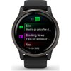 Smartwatch GARMIN Venu 2 45mm Czarny Kształt Okrągły