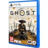 Okładka gry "Ghost of Yotei - Edycja Kolekcjonerska" na PS5 przedstawia postać w tradycyjnym stroju samuraja, otoczoną mieczami, na tle góry pokrytej śniegiem i opadających liści. Widoczne są logotypy PS5, PEGI 18, informacja o polskiej wersji językowej oraz loga SP i PlayStation Studios.