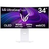 Monitor LG UltraGear 34GX90SA-W.AEU 34" 3440x1440px OLED 240Hz 0.03 [GTG] Curved