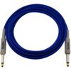 Na zdjęciu znajduje się niebieski kabel z dwoma wtykami Jack 6.3 mm, z widocznym napisem "BlackBird" na szarych osłonach wtyków. Kabel jest zwinięty w okrąg.
