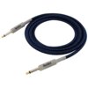 Czarny kabel z niebieskimi akcentami, zakończony dwoma wtykami Jack 6.3 mm, z napisem "BlackBird" na szarych osłonach wtyków. Kabel jest zwinięty w luźną pętlę.