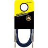 Opakowanie kabla z napisem "BlackBird Professional cable" oraz "PRO SERIES 7" na żółto-czarnym tle, z grafiką przedstawiającą kciuk w górę otoczony gwiazdkami. Kabel ma niebiesko-czarny oplot i metalowe końcówki z napisem "BlackBird".