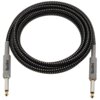 Czarny kabel o długości 3 metrów z wtykami Jack 6.3 mm na obu końcach, z szarymi osłonami, na których widnieje napis "Blackbird". Kabel ma plecioną osłonę z białymi wzorami.