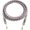 Na zdjęciu znajduje się szary kabel z kolorowymi akcentami, zakończony dwoma wtykami Jack 6.3 mm, z widocznym napisem "BlackBird" na obu końcówkach. Kabel jest zwinięty w pętlę.
