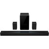 Soundbar TCL Q85H Pro Czarny 7.1.4-kanałowy, Bezprzewodowy Subwoofer, 4K, HDMI eARC, Wi-Fi, BT, Dolby Atmos, DTS:X Moc całkowita [W] 860