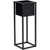 Kwietnik LOFTINSPIRED Concove 60 cm Czarny