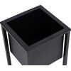 Kwietnik LOFTINSPIRED Concove 60 cm Czarny Maksymalne obciążenie [kg] 10