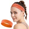Opaska na głowę HURTEL do biegania fitness Pomarańczowy Rodzaj Opaska na głowę