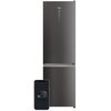 Lodówka HAIER HDW3620DNPD No frost 200cm Ciemny Inox