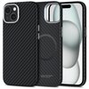 Etui TECH-PROTECT Ion Carbon MagSafe do Apple iPhone 15 Czarny