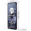 Smartfon MOTOROLA Moto G86 5G 8/256GB 6.67" 120Hz Grafitowy Wyświetlacz 6.67", 2712 x 1220px, P-OLED