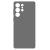 Szare etui z wycięciami na aparat i przyciski, przeznaczone do telefonu Samsung Galaxy S25 Ultra. Produkt ma gładką powierzchnię i zaokrąglone rogi.