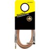Na zdjęciu znajduje się kabel z wtykami Jack 6.3 mm, o długości 6 metrów, z widocznym napisem "BlackBird Professional cable" oraz oznaczeniem "PRO SERIES 7". Kabel jest w oplocie w kolorze pomarańczowo-białym, a na opakowaniu znajduje się grafika z kciuki